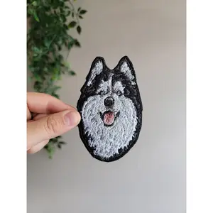 Alaskan Malamute Embroidered Patch