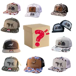 [BEST 2026] One Hat Sent Per Order, Hunting Trucker Hat Collection, Pointer Dog Flat Bill Cap, Pheasant Hunting Hat, Duck Camo Snapback, Wild Boar Mesh Back Hat