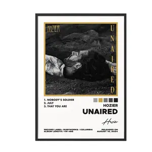 Unaired by Hozier Album Poster No Frame / Album Cover Poster / Music Gift / Music Wall Decor / Album Art / Decor Home
