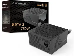 MONTECH BETA 2 750W Power Supply, ATX 3.1 Ready, 80+ Bronze Certified, DC-to-DC Stability, Industrial Japanese Main Capacitor, Full Protection Suite (BETA2750W)
