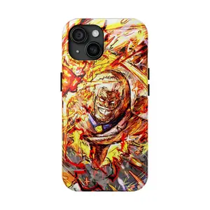 Marine Hero Anime Phone Case – Tough Fighter Inspired Protective Cover for iPhone & Samsung