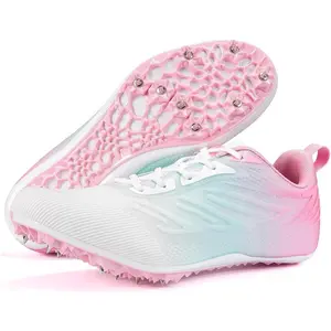 Mens Womens Track Running Shoes Athletes Sprinter Racing Spikes Sneakers for Students Boys Girls