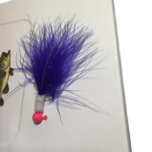 Lightning Sunset Crappie Jig - High-Visibility Fishing Lure for Crappie Angling