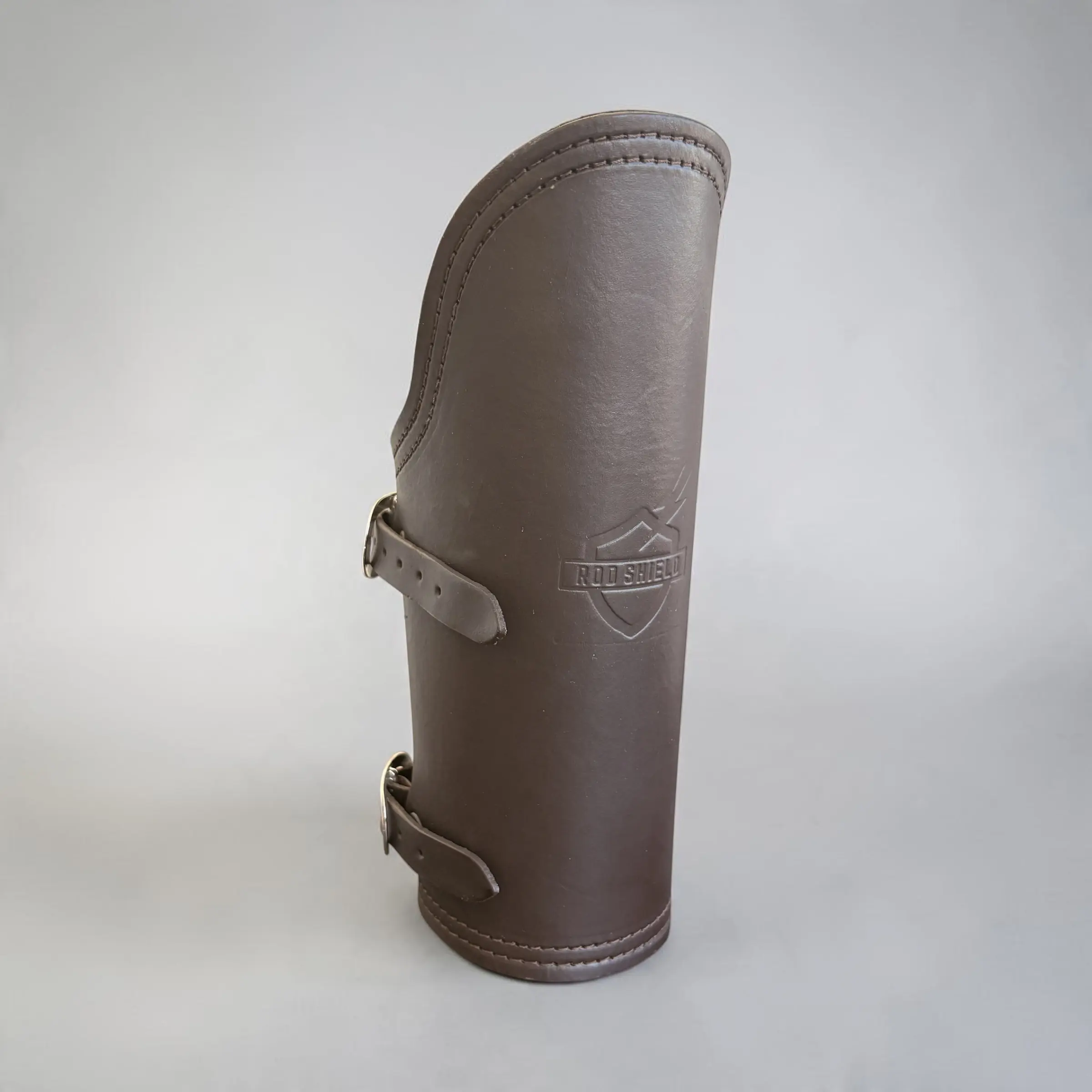 Rod Shield Brown Leather Arm Pad Protector