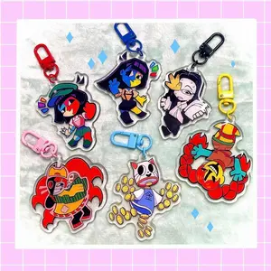 Double-sided ENA Dream BBQ Character Acrylic Keychain Charms