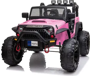 Large Wheels 2 Seater Ride On Car for Kids Ride On Truck w/Remote Control