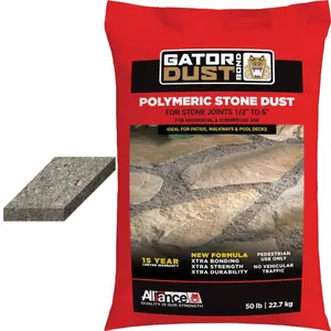 Alliance Designs GATOR001 Gator Polymeric Stone Dust - Stone Grey