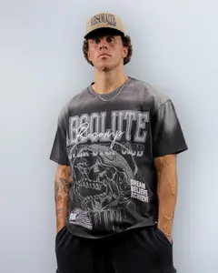 Drip Skull Oversize Tee