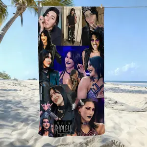 Rhea Ripley  beach towel, soft texture, beach blanket, is a soft and lightweight sand blanket for travel, swimming pool, surfing, yoga, camping, travel towels, personalized towels. Is Christmas, Holidays, Birthdays, Halloween