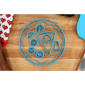 XL Pizza Cookie Cutters - Pizza Large Cookies