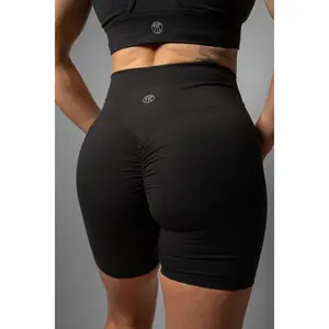 5" NEW Effortless Scrunch Shorts - Black
