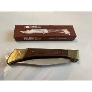 VINTAGE *NEW* 1960's Folding Hunter Lock Back Knife Set of 6