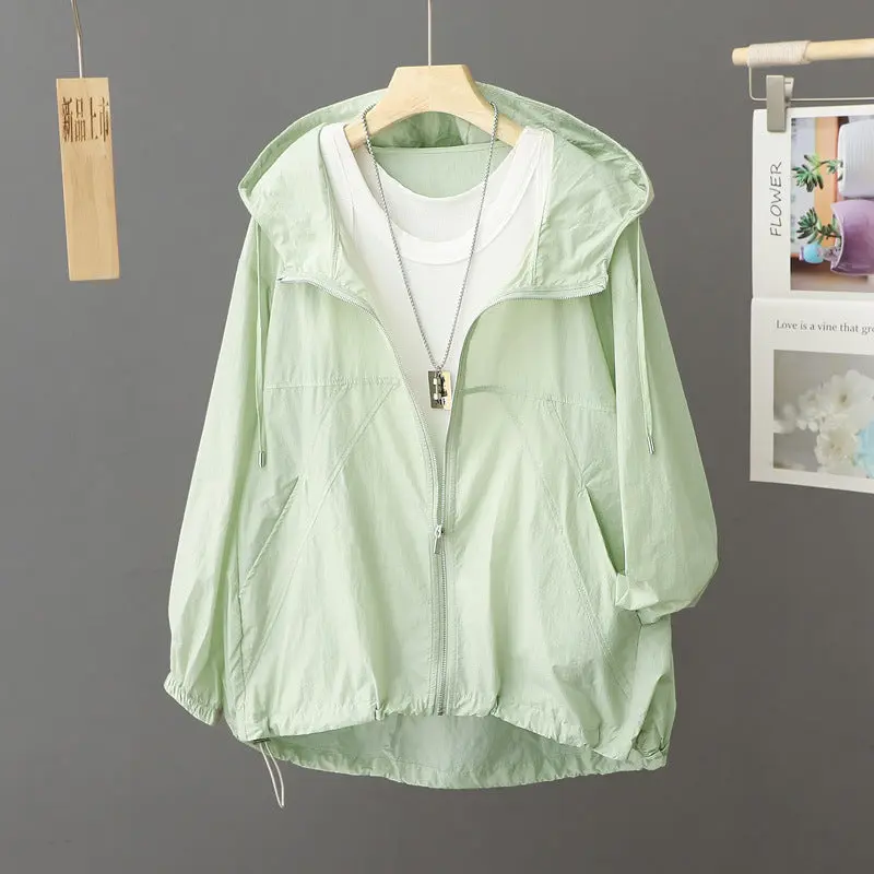 Loose-fitting Outdoor Cardiganshort UV-protective Jacket