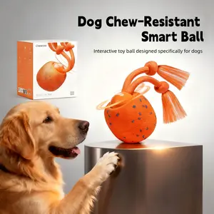 Smart Interactive Dog Toy Cheerble - The Wicked Ball Rolly - Automatically Moving, Bouncing & Rotating - Made with E-TPU Material - Active Rolling Interactive Dog Ball for Medium & Large Dogs