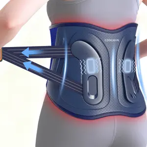 CONLWIN 68" Cordless Heating Pad  with 5 Heat & 6 Vibration, Lower Back Massager with 4D Butterfly Support, Portable Heating Pad Gift for Women Men Mom Dad, FSA Eligible HSA