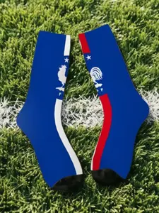 1 Pair Hip Hop Vintage France Crazy Men's compression Socks Unisex Football Street Style Seamless Printed Funny Novelty Happy Crew Sock Match Day Essentials