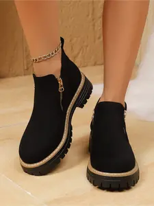 Winter Women's Outdoor Snow Boots Fashionable Cold-proof Warm Shoes Comfortable Casual Shoes