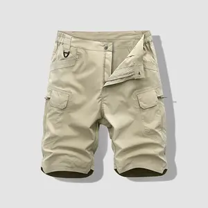Summer Men's Loose Fit Cargo Shorts, Button Fly Baggy Parachute Chino Work Shorts for Casual Streetwear Back to School Campus Outdoor Athletic Spring Daily Wear