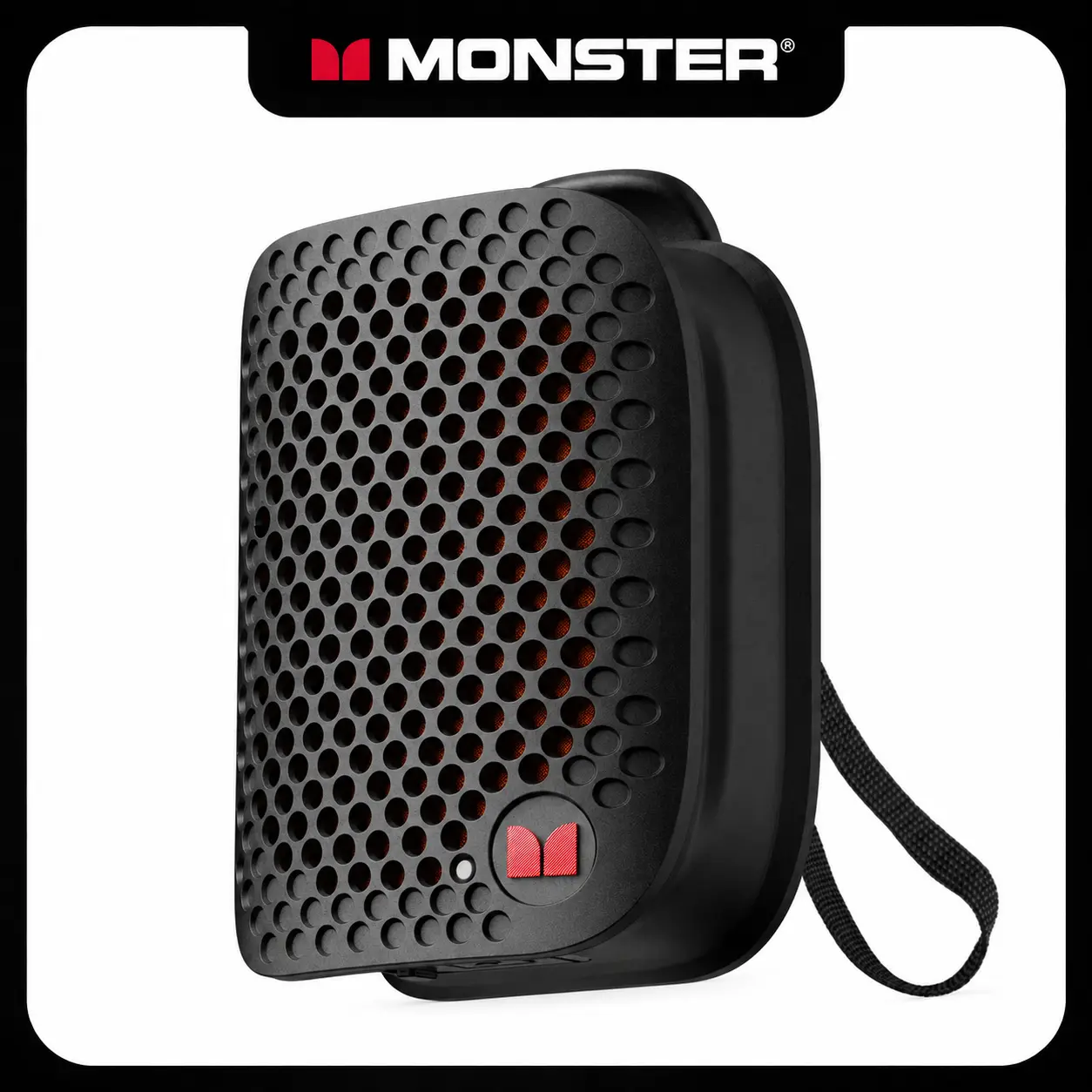 Monster Blaster Micro Wearable Bluetooth Speaker, Clip-on Wireless Speaker for Hands-Free Calls and Music, Small Portable Speaker for Workout, Cycling, Running, TWS Pairing, IPX7 Waterproof - TikTokShopBackToSchool,back to school,back to school haul