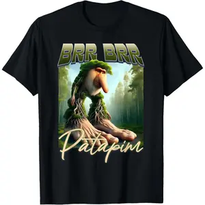 Brr Brr Patapim Italian Brainrot Meme Forest Monkey T-Shirt