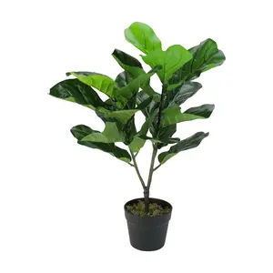 Northlight 29" Artificial Fiddle Leaf Fig Potted Plant