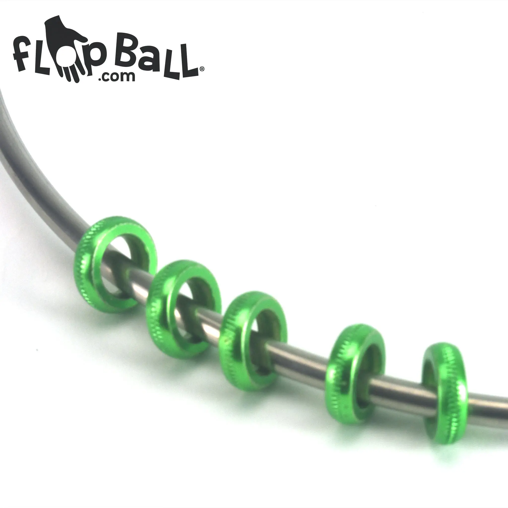 Sling True Wonder Ring - Aluminum - Green | Chatter Ring | Buzz Ring | Jitter Ring