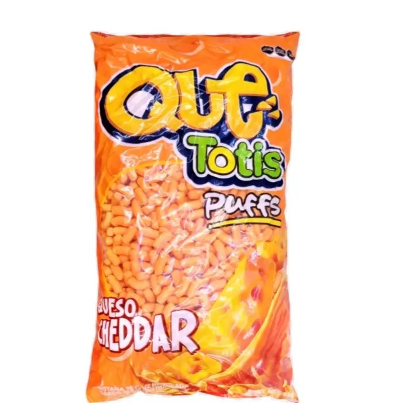 Que Totis Puffs Sabor Cheedar Bolsa Grande 3KG