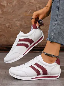 Women's Casual Sport Shoes, Comfortable Daily Walking Shoes, Outdoor Activity Shoes, Fashion Design, Round Toe, All Seasons, Versatile Walking Shoes