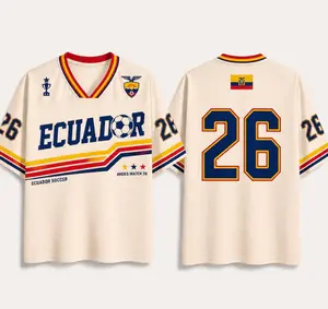 Ecuador Soccer Jersey, Retro La Tri Football Shirt, Custom Name Number Jersey, Ecuadorian Fan Apparel, Personalized Soccer Gift, Match Day Football Tee, South America Soccer Shirt