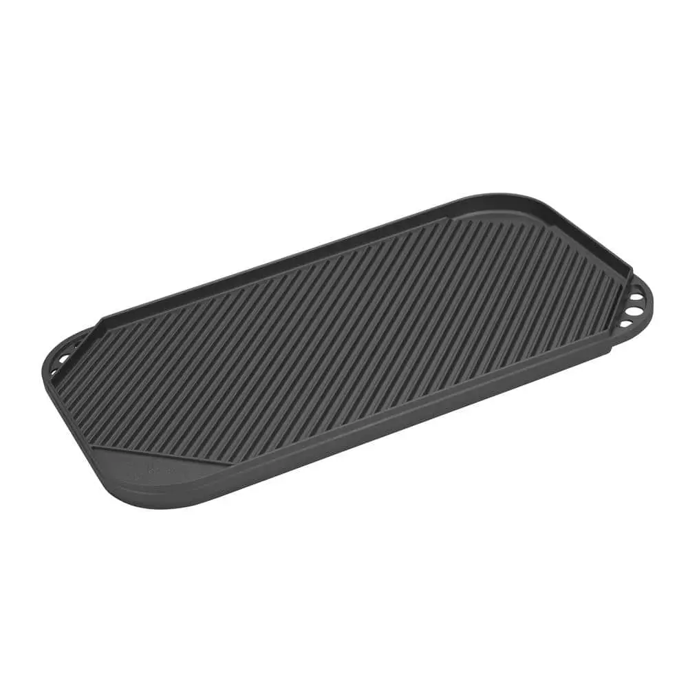 Cast Aluminum 2-Burner Reversible Griddle
