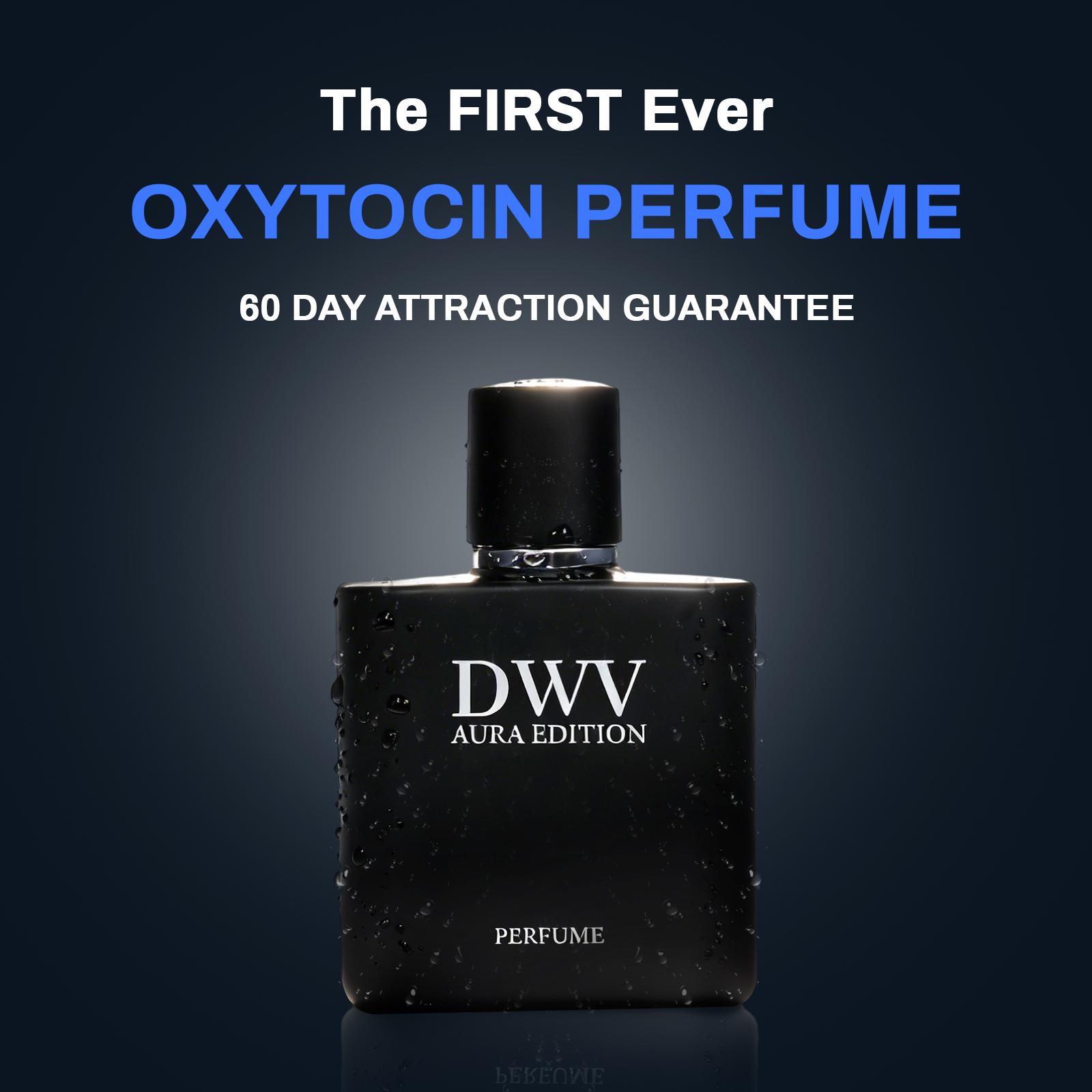 DWV AURA Eau de Parfum Unisex 50ml, a premium aromatic woody fragrance blending notes of cedar, patchouli, and amber; suitable for both men and women; a bold, Arabian-inspired scent; a luxurious gift