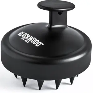 Blackwood For Men Scalp Massager for Healthy Hair Growth & Fewer Dandruff Flakes | Silicone Brush with Handle for Stress Relief, Body Care & Comfort