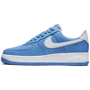 Nike Air Force 1 '07 'University Blue White' Men's Classic Low-Top Sneaker with Durable Leather Upper & White Midsole for All Seasons