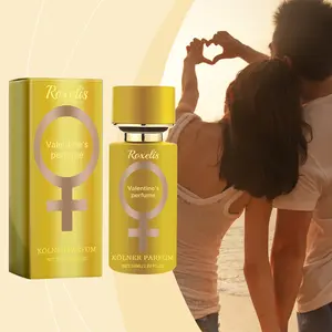 Roxelis Valentine's Day Atmosphere Cologne, Natural Romantic Fresh And Elegant Stay Fragrance Charm Lovers Daily Date Portable