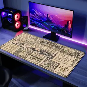 Zelda Desk Mat Legend of Zelda Mouse Pad Hyrule Map Playmat Gaming Pad Blotter Breath of the Wild Print Merch Gift