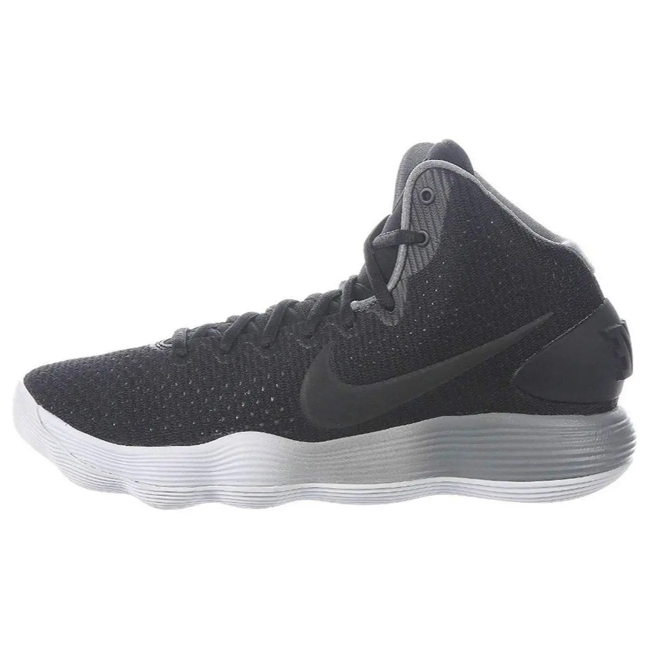 Nike Hyperdunk 2017 Black Grey' Durable Non-slip Mid Top Basketball Shoes Men's 897660-001