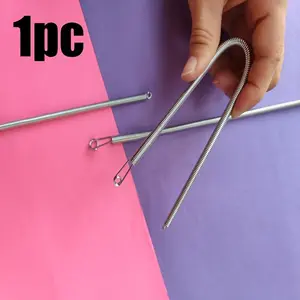 A Flexible Threading Tool, a Multifunctional Spring Eyelet Inserter for Clothing, Elastic Bands, And Lace Weaving Assistance.
