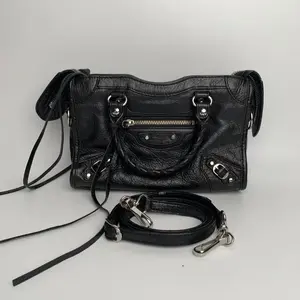 Pre-owned Balenciaga leather Crossbody Bags Mini City Bag(Z)