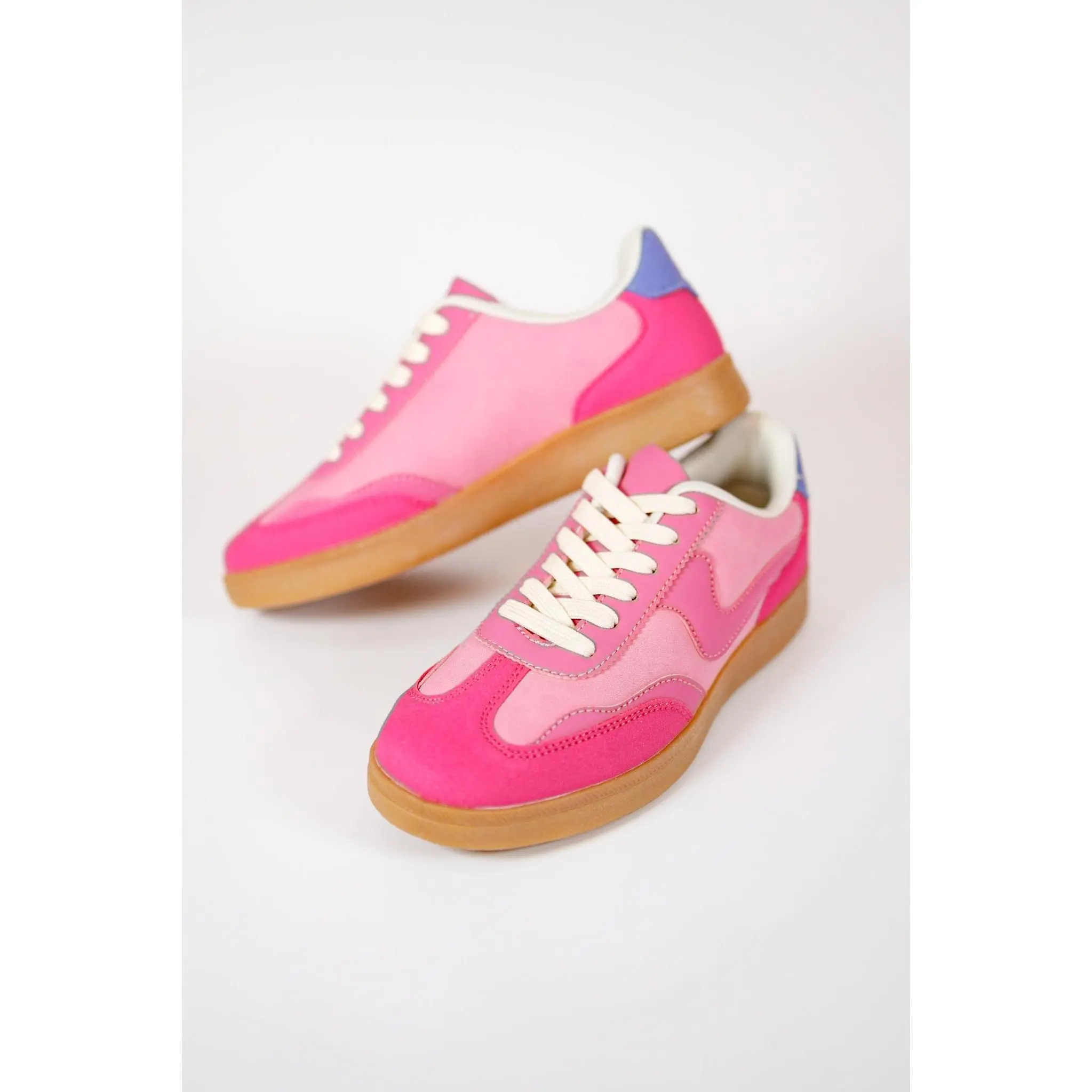 Fuchsia Pattern Sneakers