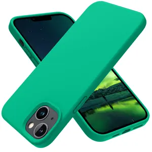OTOFLY Compatible with iPhone 14 Plus Case, Liquid Silicone Case, Full Body Protective Cover, Shockproof, Slim Phone Case with Anti-Scratch Soft Microfiber Lining, 6.7 inch apple silicone Protector Protection