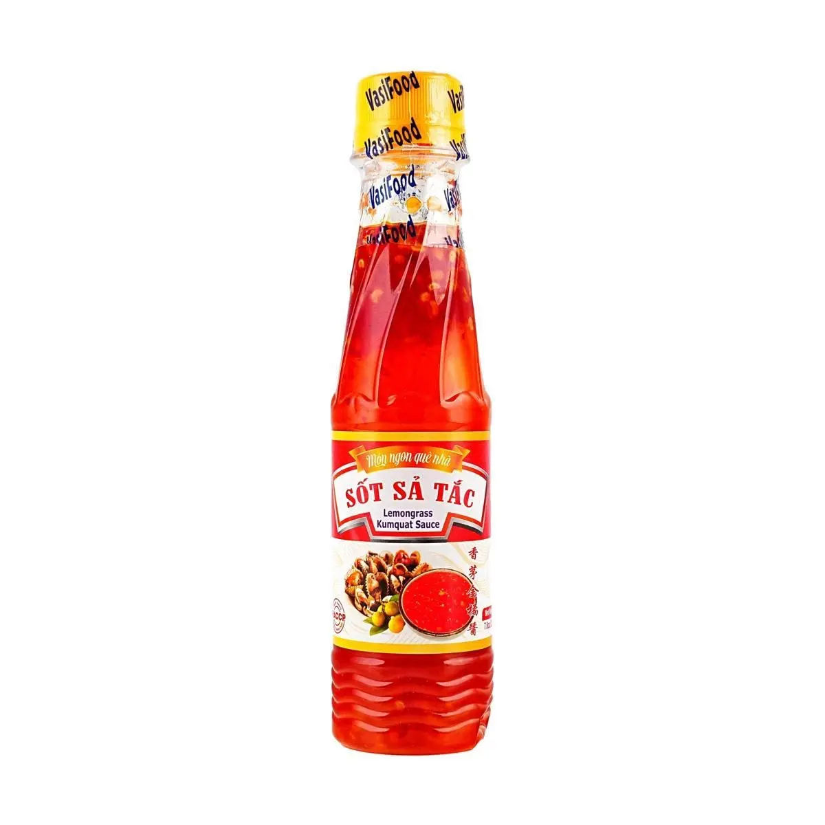 VASIFOOD Lemongrass Kumquat Sauce 220g - Vietnamese Dipping Sauce for Seafood, Meat, Marinade & Condiment