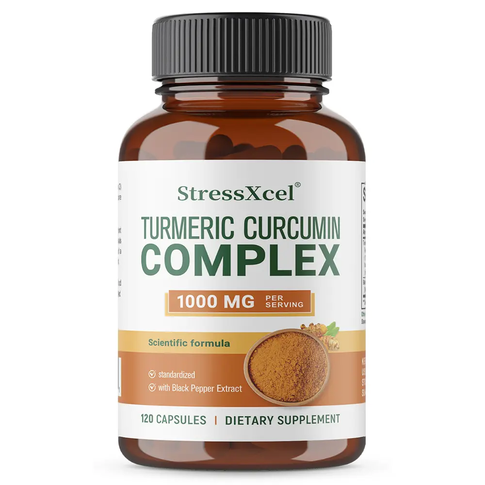 Organic Turmeric Natural Health Supplement, Supports Joint Health & Daily Activities, 120 Capsules