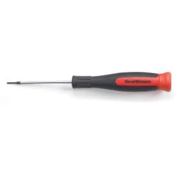 GearWrench 80034 Magnetic Ratchet Socket Wrench - 1.5 mm x 60 mm Hand Tool with Black Oxide Non-Slip Tip, Ergo Grip, Dual Material Handle, Tri-Lobe Ergonomic Handle, Slotted Tips for Low Torque Jobs, 0.060 lbs