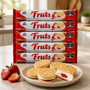 Fruts Cookies, 5 Maxi-Tube Packs, 130g Each