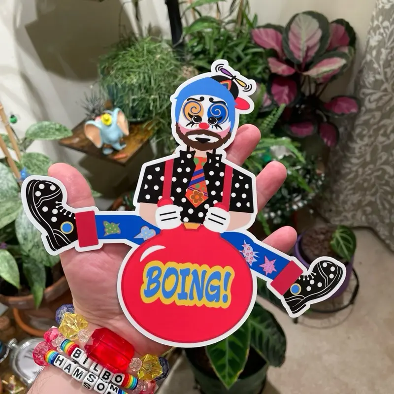 Bilbo On a Boing Ball Magnet