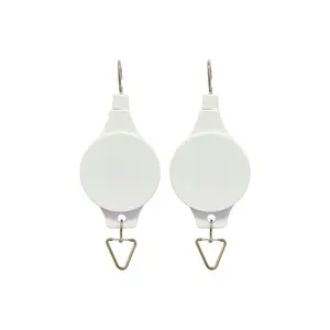 Plant Hook Pulley, Retractable Plant Hanger -Easy Reach