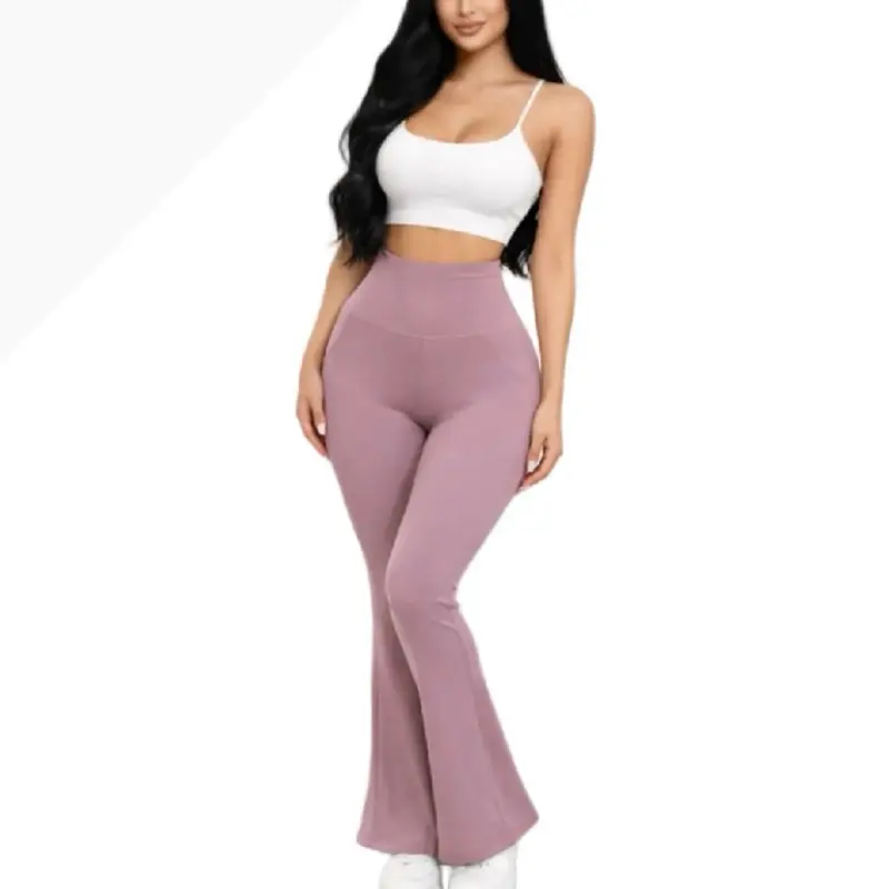 Adley leggings - comfortable flare leggings. Designed for the modern woman, they seamlessly blend fashion with function. The high-waisted silhouette offers a flattering fit and ample support, while the gentle flare at the ankle.
