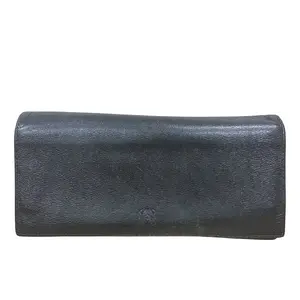 Pre-owned Loewe Calfskin Small Leather Goods Anagram Leather Long Wallet