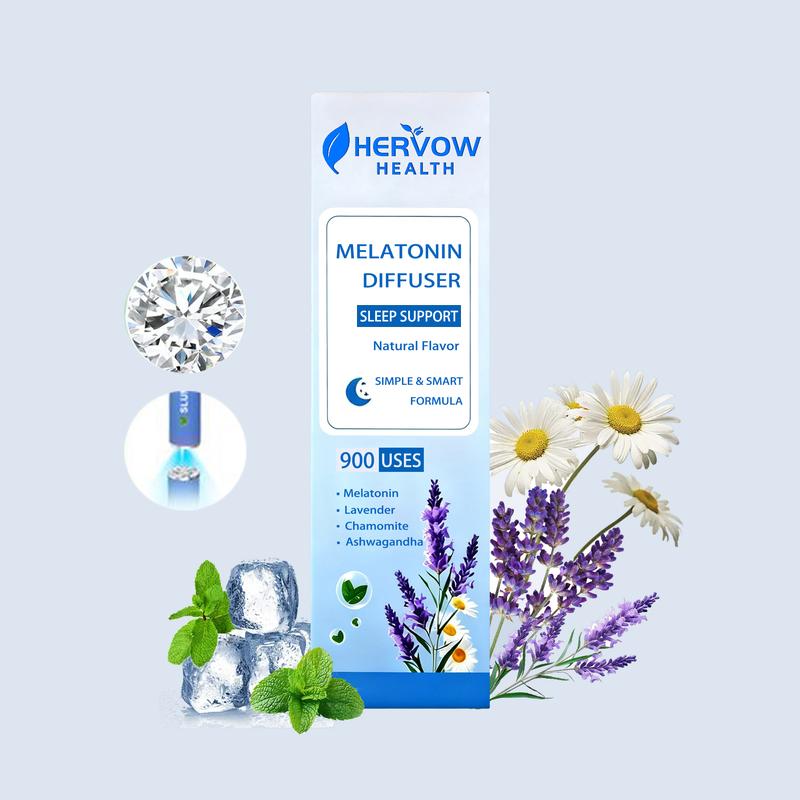 HERVOW Health Herbal Diffusion Pen for & Oral Air Freshening with Thyme & Mint Extracts for Relaxation and Respiratory Health