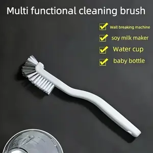 Long Handle Cleaning Brush, Durable Bristles, Multi-Purpose Cleaner for Kitchen Appliances, Glassware, Pots, Cups, Home & Hotel Use